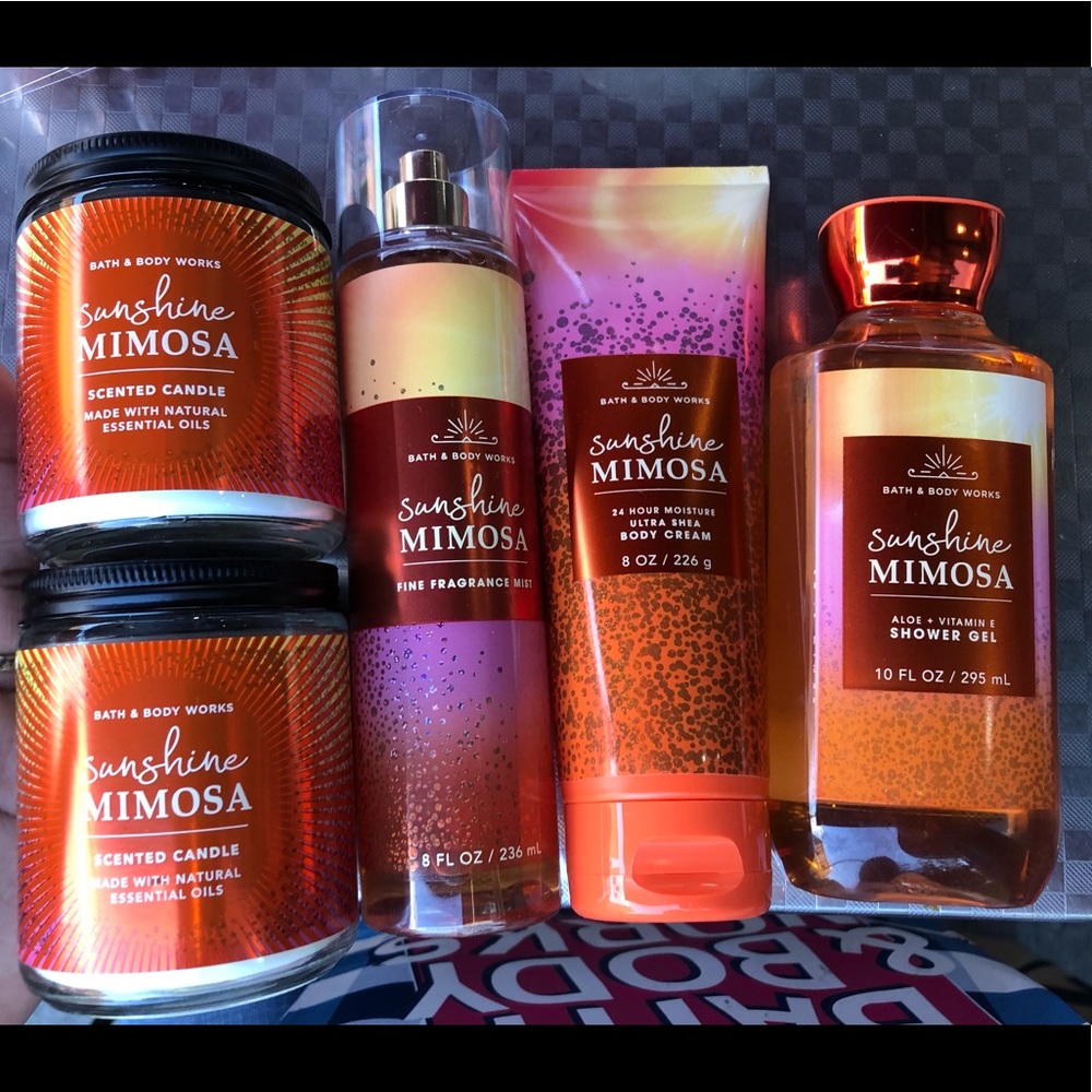 Bath N body works!! Sunshine mimosa set
